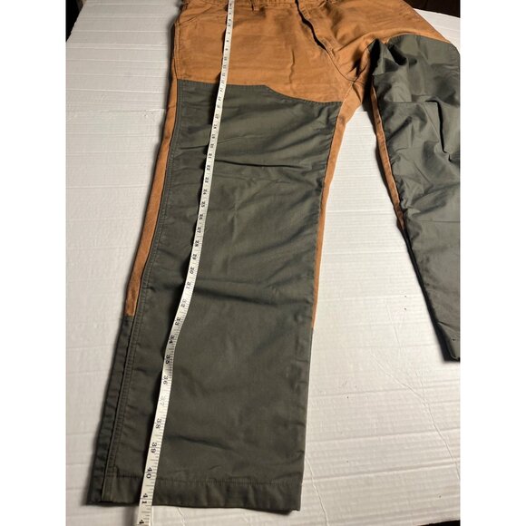 Vintage Browning Mens Canvas Brush Guard Hunting Pants 40/32 Brown/Green USA - Picture 11 of 12